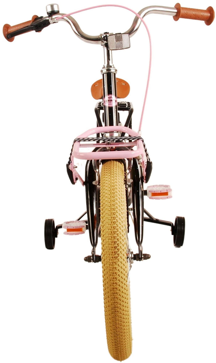 Volare Excellent Barncykel 18 tum, Svart - Lilla Cykelbutiken