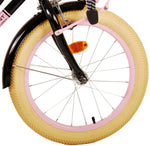 Volare Excellent Barncykel 18 tum, Svart - Lilla Cykelbutiken