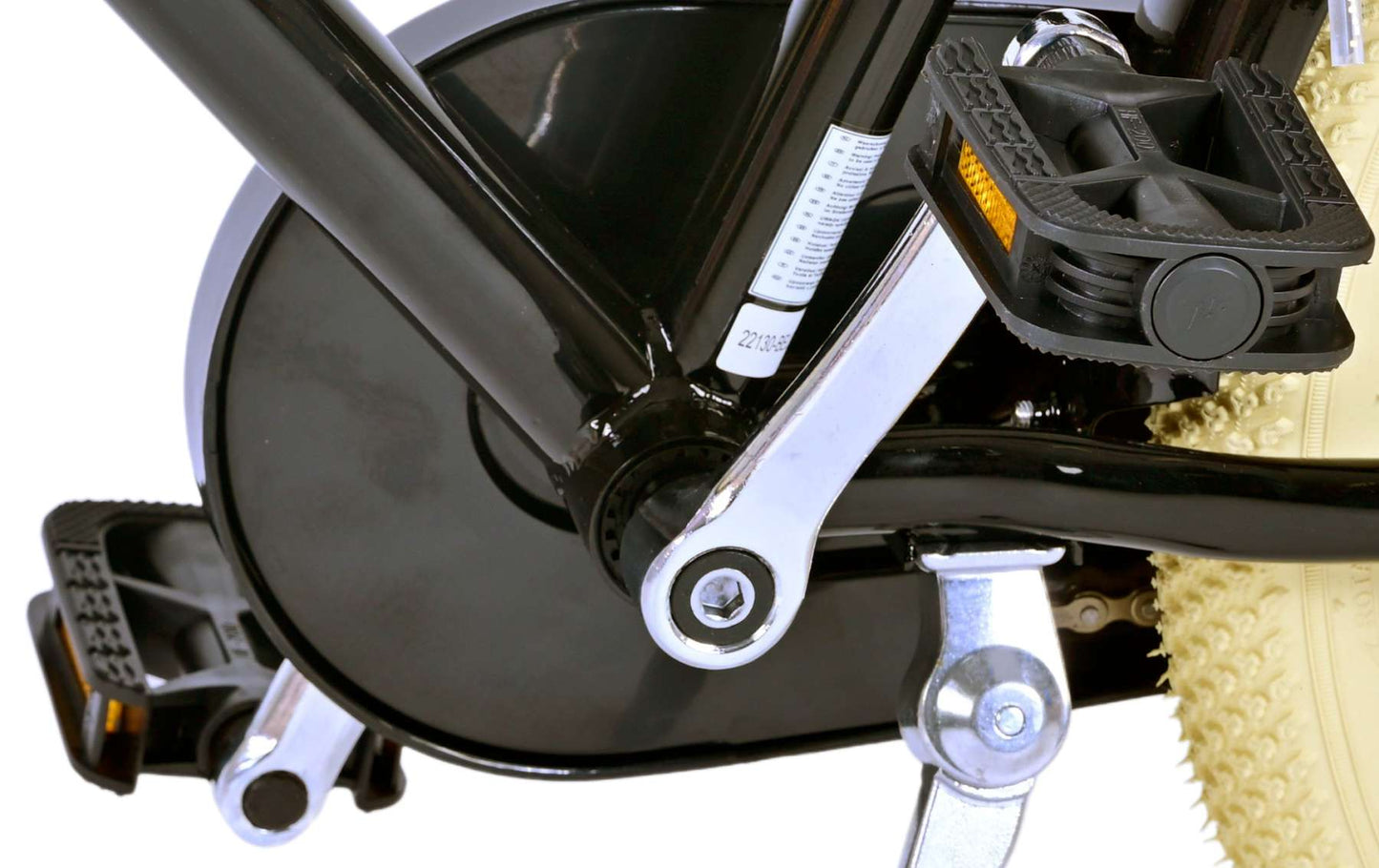 Volare Excellent Barncykel 20 tum, Svart - Lilla Cykelbutiken