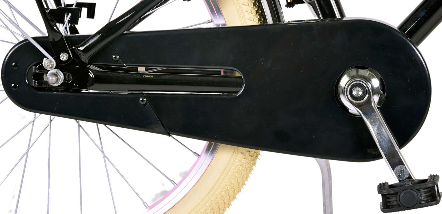 Volare Excellent Barncykel 20 tum, Svart - Lilla Cykelbutiken