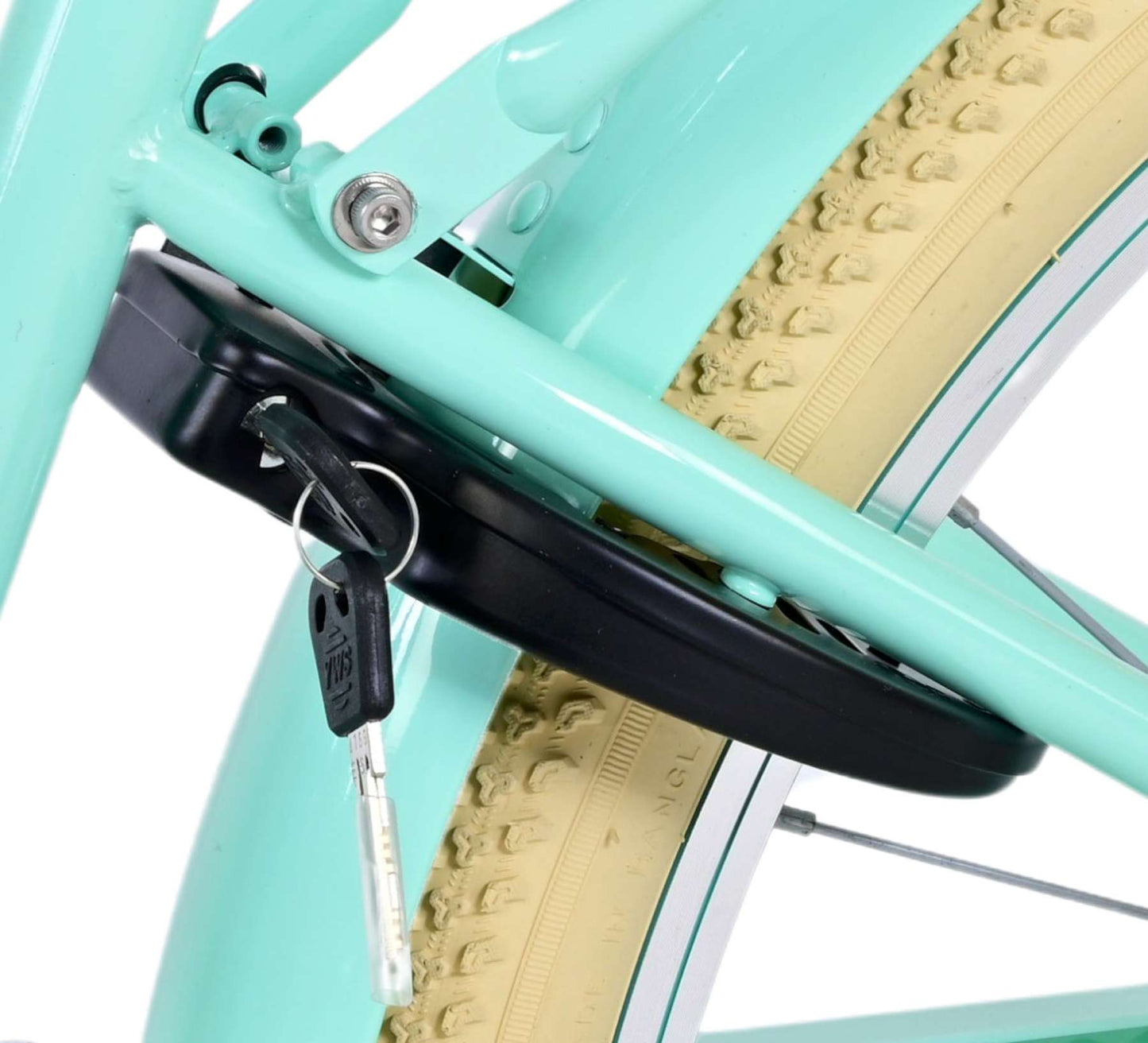 Volare Excellent Barncykel 24 tum, Grön 3 Växlar - Lilla Cykelbutiken