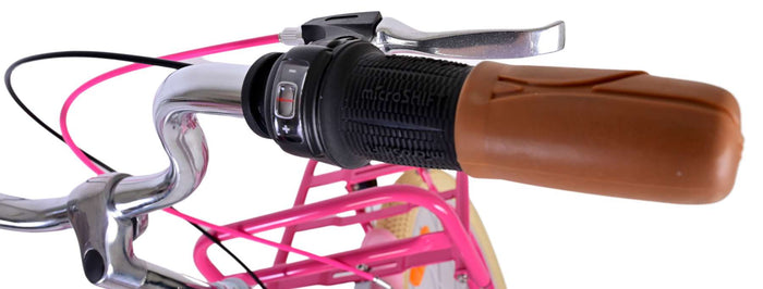 Volare Excellent Barncykel 24 tum, Rosa 3 Växlar - Lilla Cykelbutiken