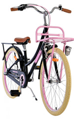 Volare Excellent Barncykel 24 tum, Svart 3 Växlar - Lilla Cykelbutiken