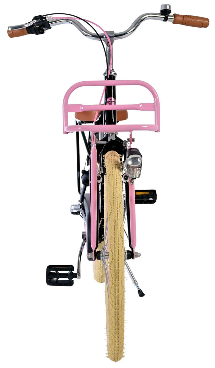 Volare Excellent Barncykel 24 tum, Svart 3 Växlar - Lilla Cykelbutiken