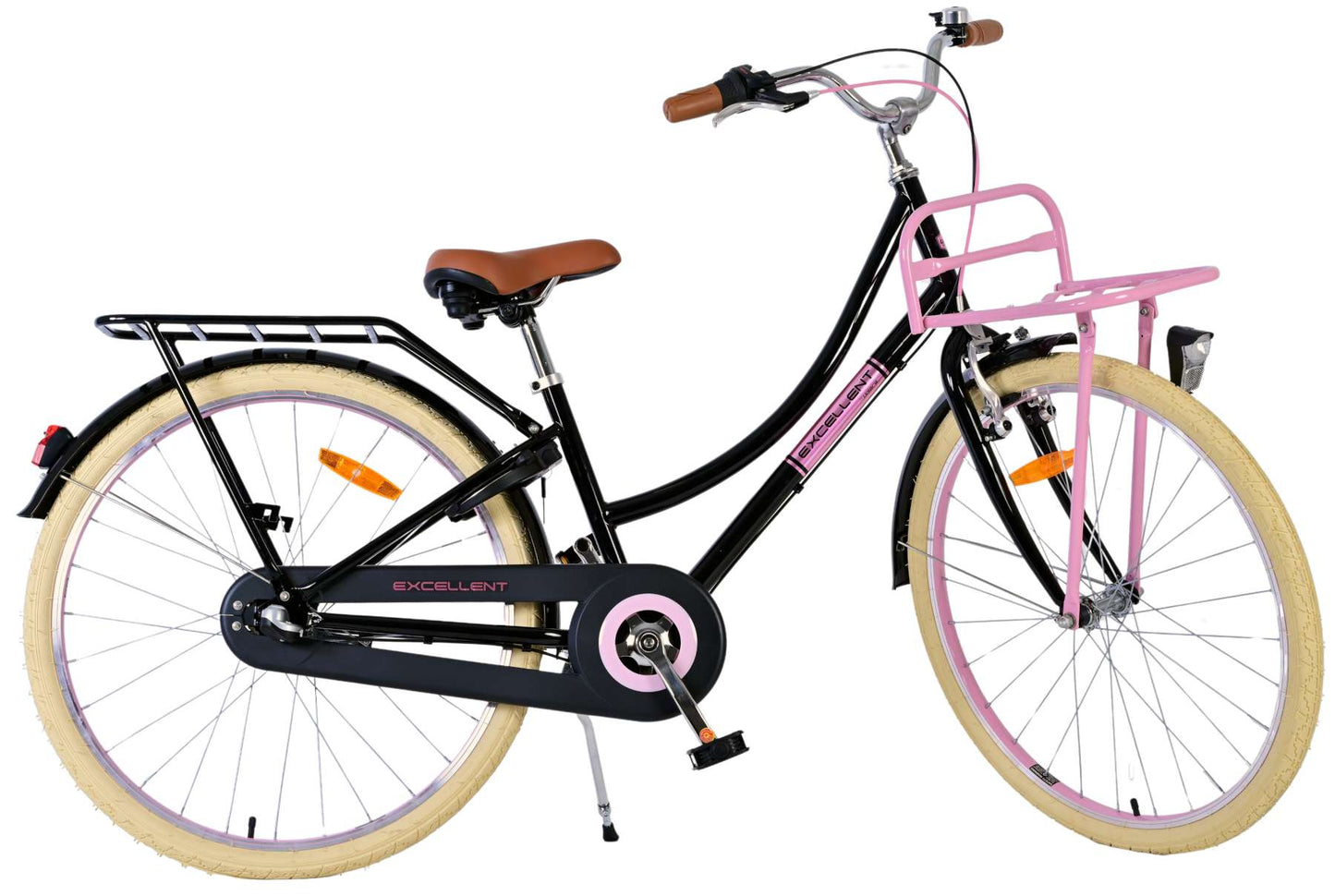 Volare Excellent Barncykel 26 tum, Svart 3 Växlar - Lilla Cykelbutiken