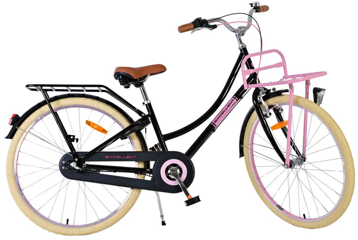 Volare Excellent Barncykel 26 tum, Svart 3 Växlar - Lilla Cykelbutiken
