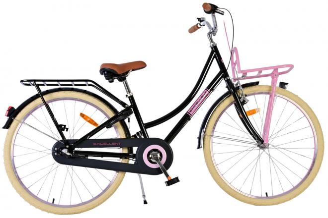 Volare Excellent Barncykel 26 tum, Svart 3 Växlar - Lilla Cykelbutiken
