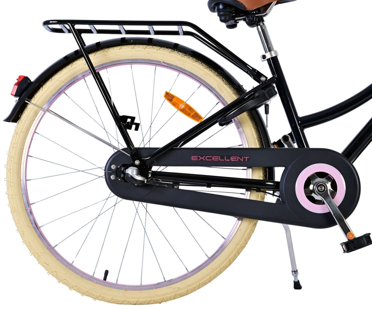 Volare Excellent Barncykel 26 tum, Svart 3 Växlar - Lilla Cykelbutiken
