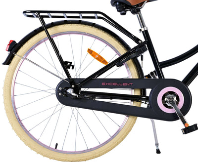 Volare Excellent Barncykel 26 tum, Svart 3 Växlar - Lilla Cykelbutiken