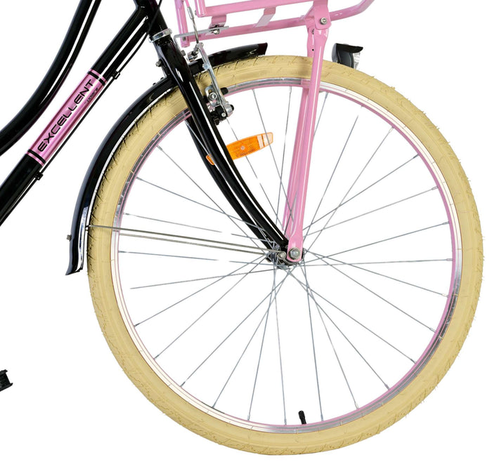Volare Excellent Barncykel 26 tum, Svart 3 Växlar - Lilla Cykelbutiken