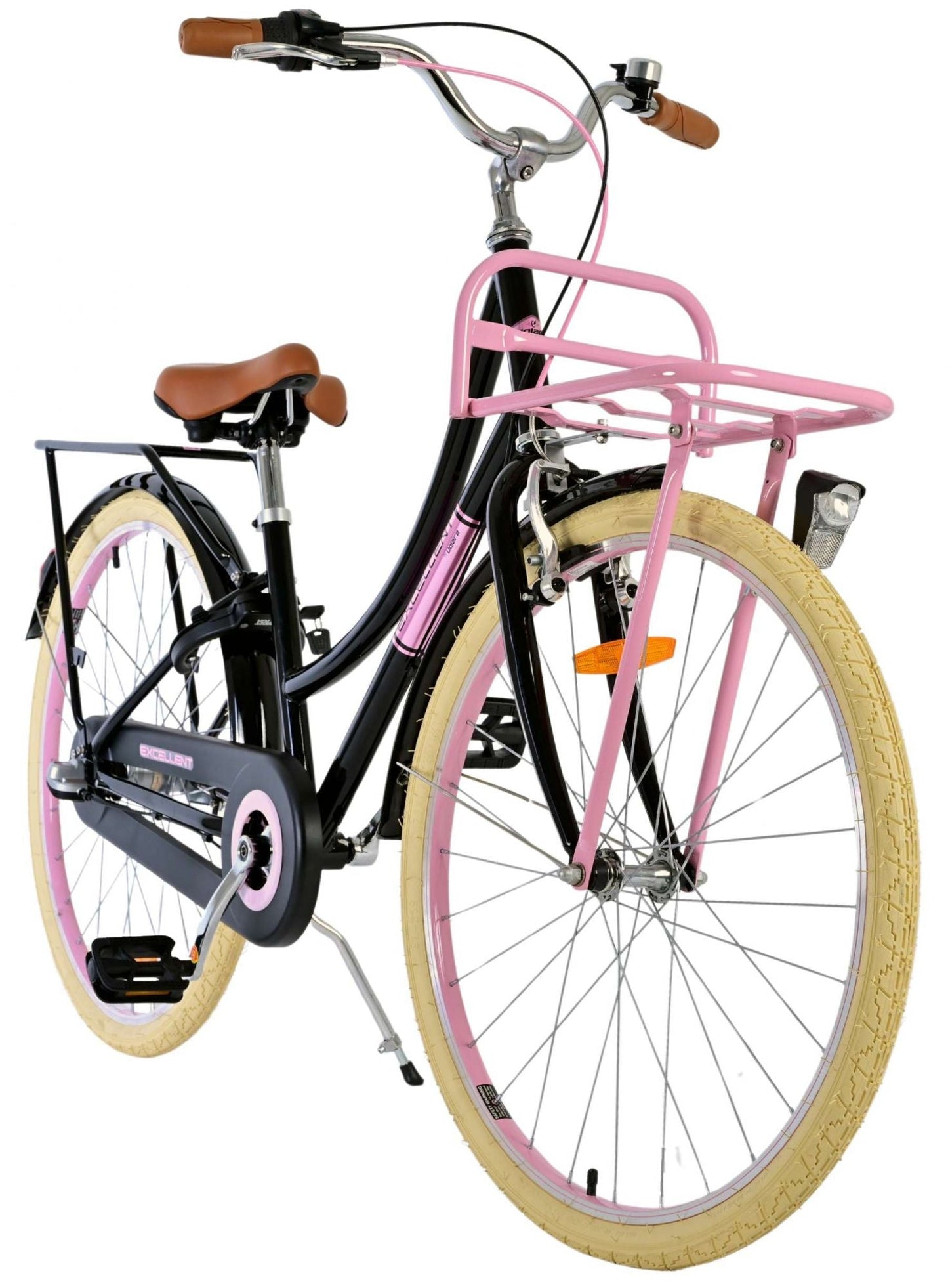 Volare Excellent Barncykel 26 tum, Svart 3 Växlar - Lilla Cykelbutiken