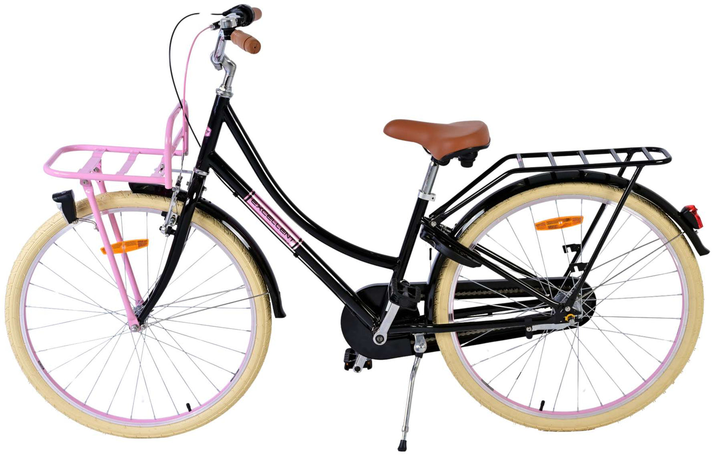 Volare Excellent Barncykel 26 tum, Svart 3 Växlar - Lilla Cykelbutiken