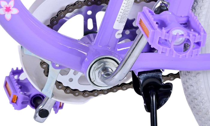 Volare Lovely Barncykel Två Handbromsar 20 tum, Lila - Lilla Cykelbutiken