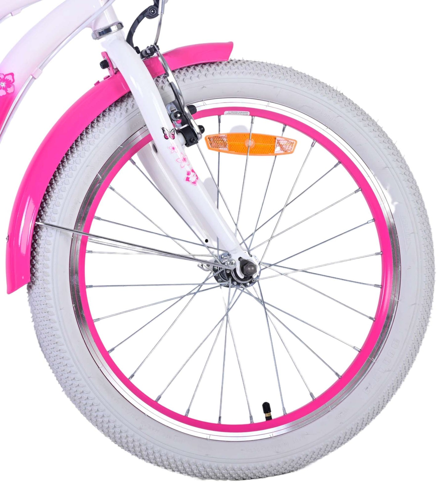 Volare Lovely Barncykel 20 tum, Rosa 7 Växlar - Lilla Cykelbutiken