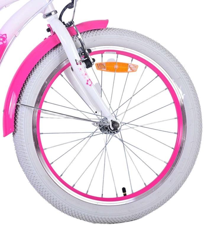 Volare Lovely Barncykel 20 tum, Rosa 7 Växlar - Lilla Cykelbutiken
