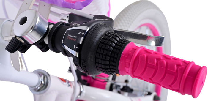 Volare Lovely Barncykel 20 tum, Rosa 7 Växlar - Lilla Cykelbutiken