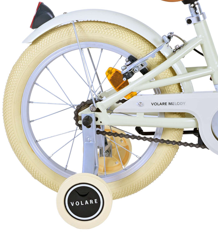 Volare Melody Barncykel 16 tum, Sand - Lilla Cykelbutiken