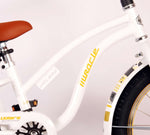Volare Miracle Cruiser Barncykel 18 tum, Vit - Lilla Cykelbutiken