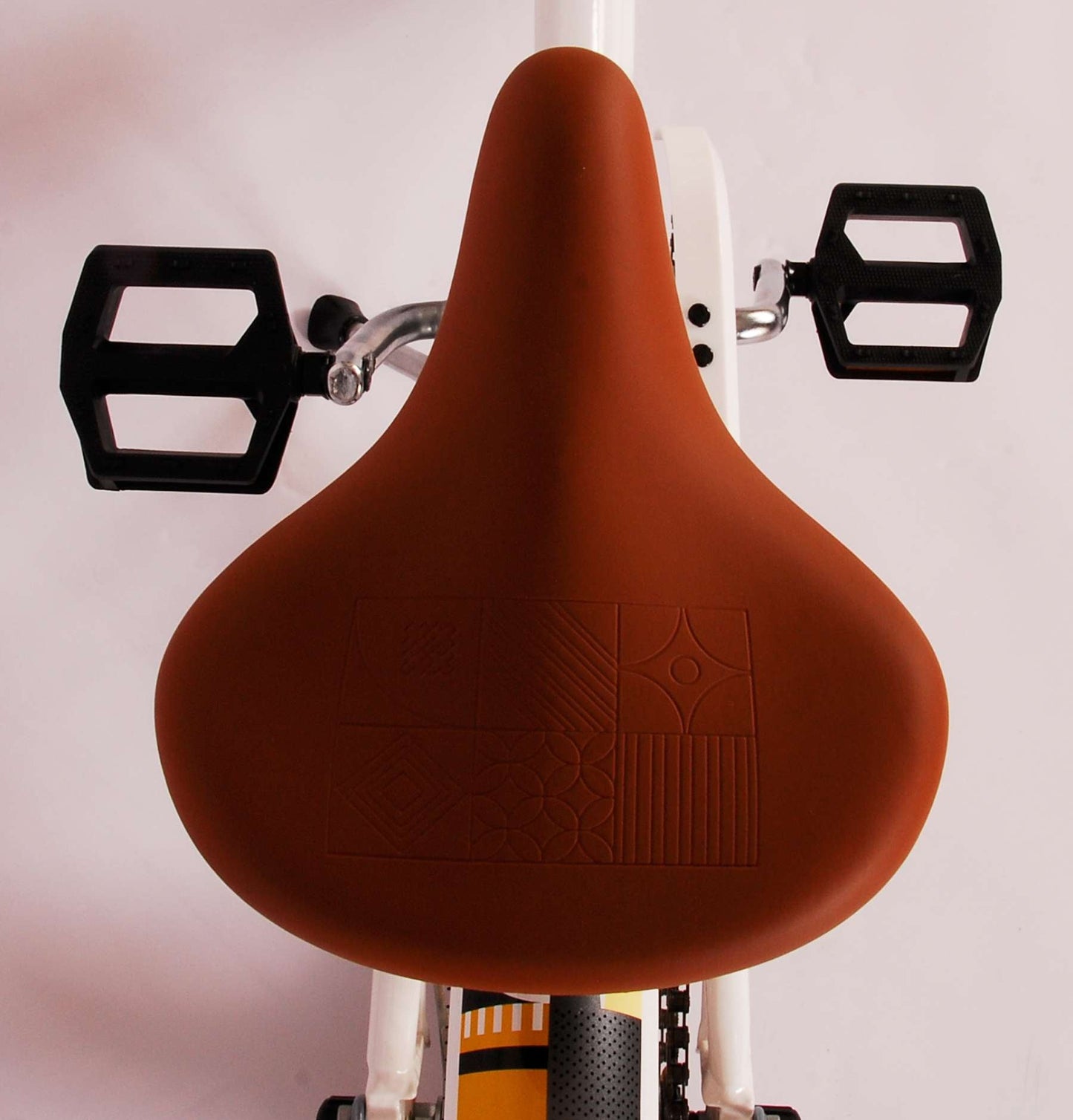 Volare Miracle Cruiser Barncykel 16 tum, Vit - Lilla Cykelbutiken