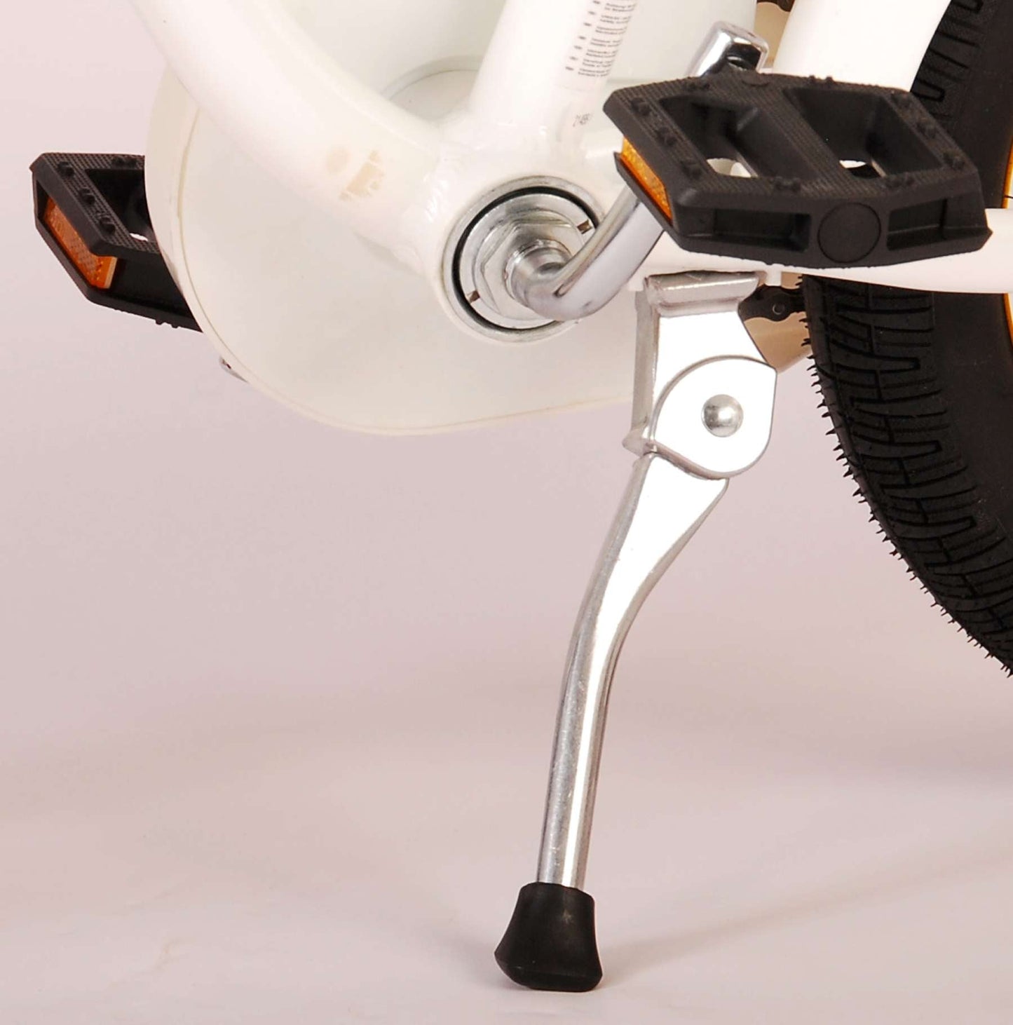 Volare Miracle Cruiser Barncykel 14 tum, Vit - Lilla Cykelbutiken