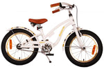Volare Miracle Cruiser Barncykel 16 tum, Vit - Lilla Cykelbutiken