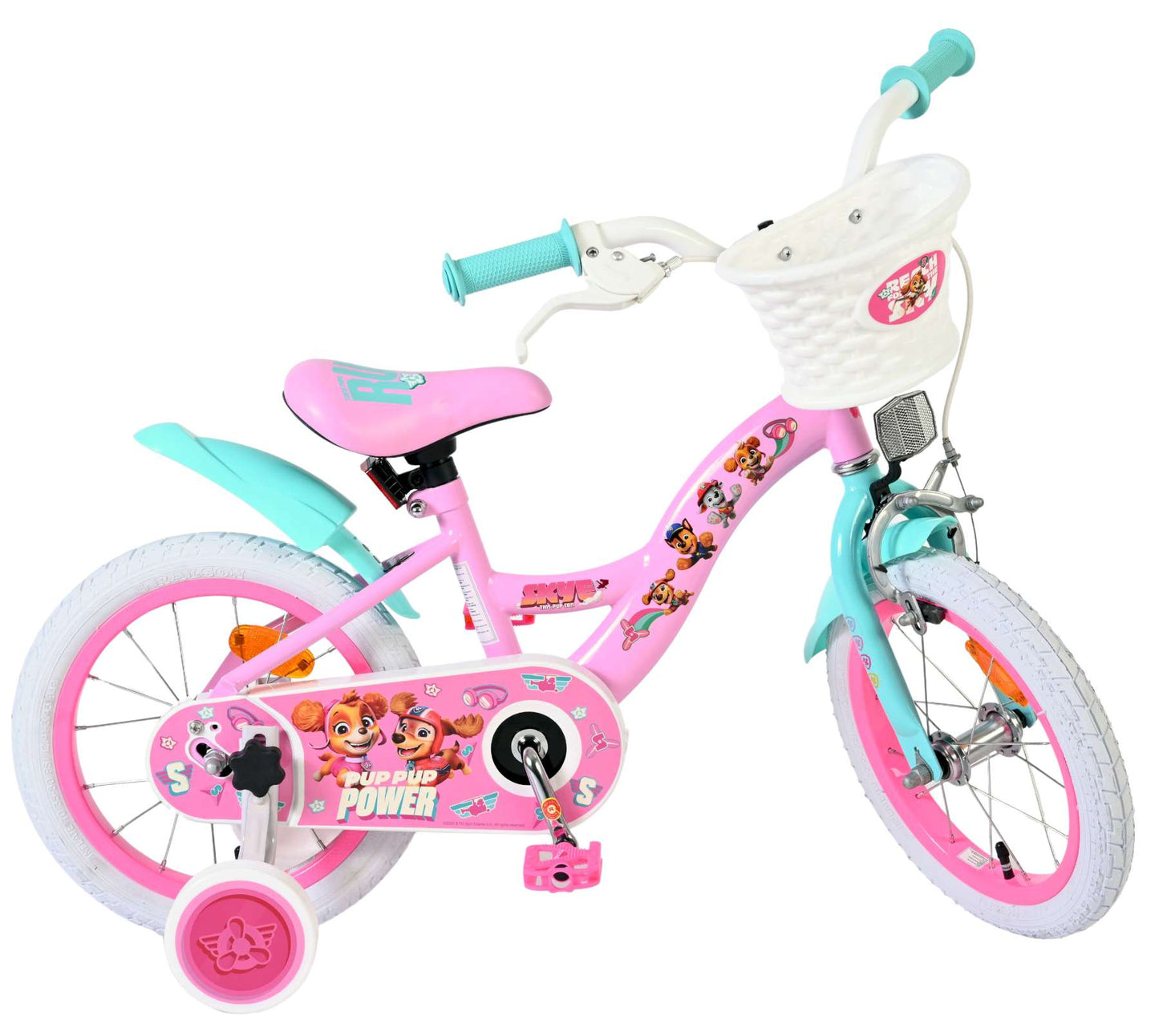 Paw Patrol Barncykel 14 tum, Rosa - För barn 5-5 år