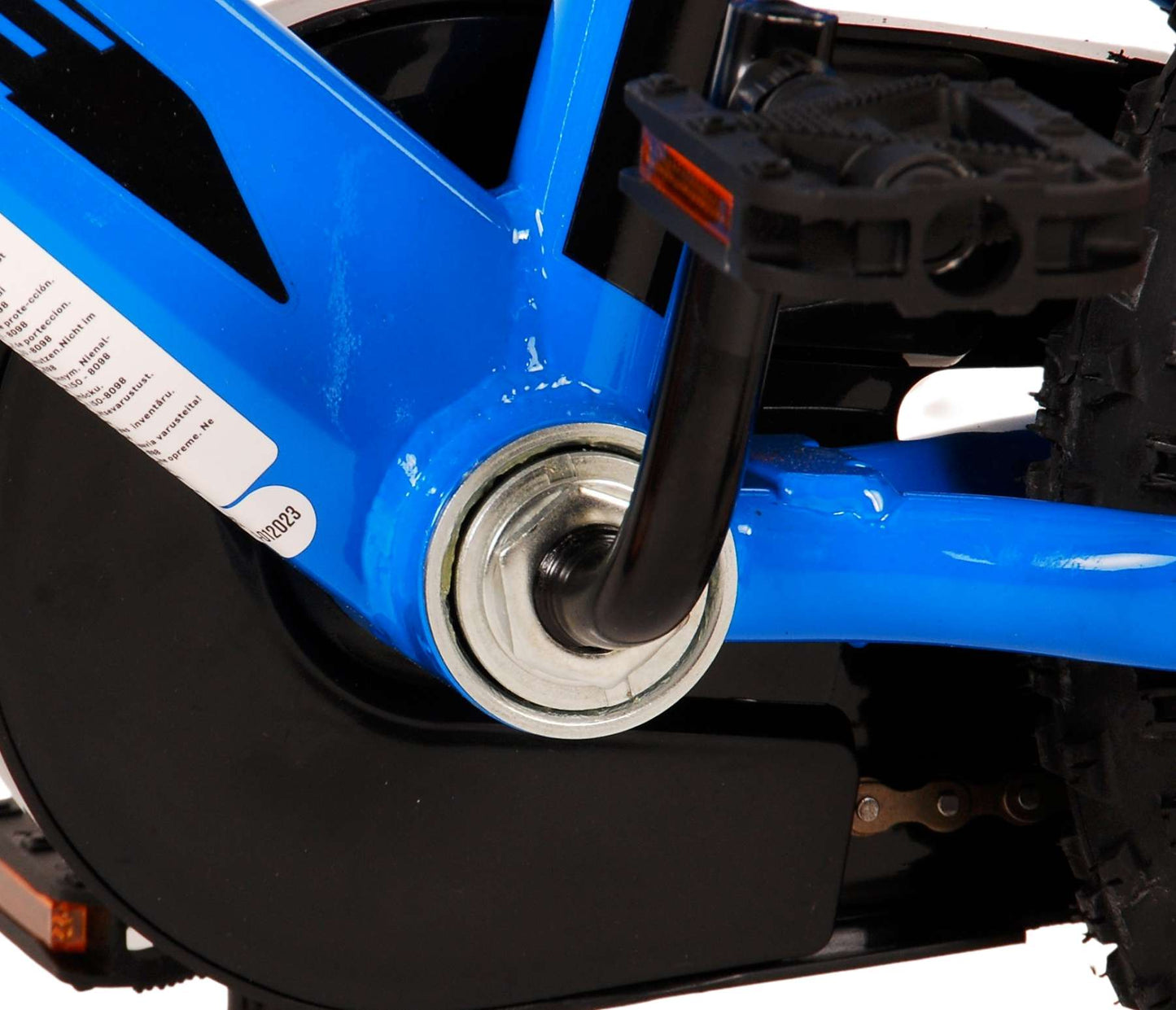 Volare Rocky Barncykel 12 tum, Blå - Lilla Cykelbutiken