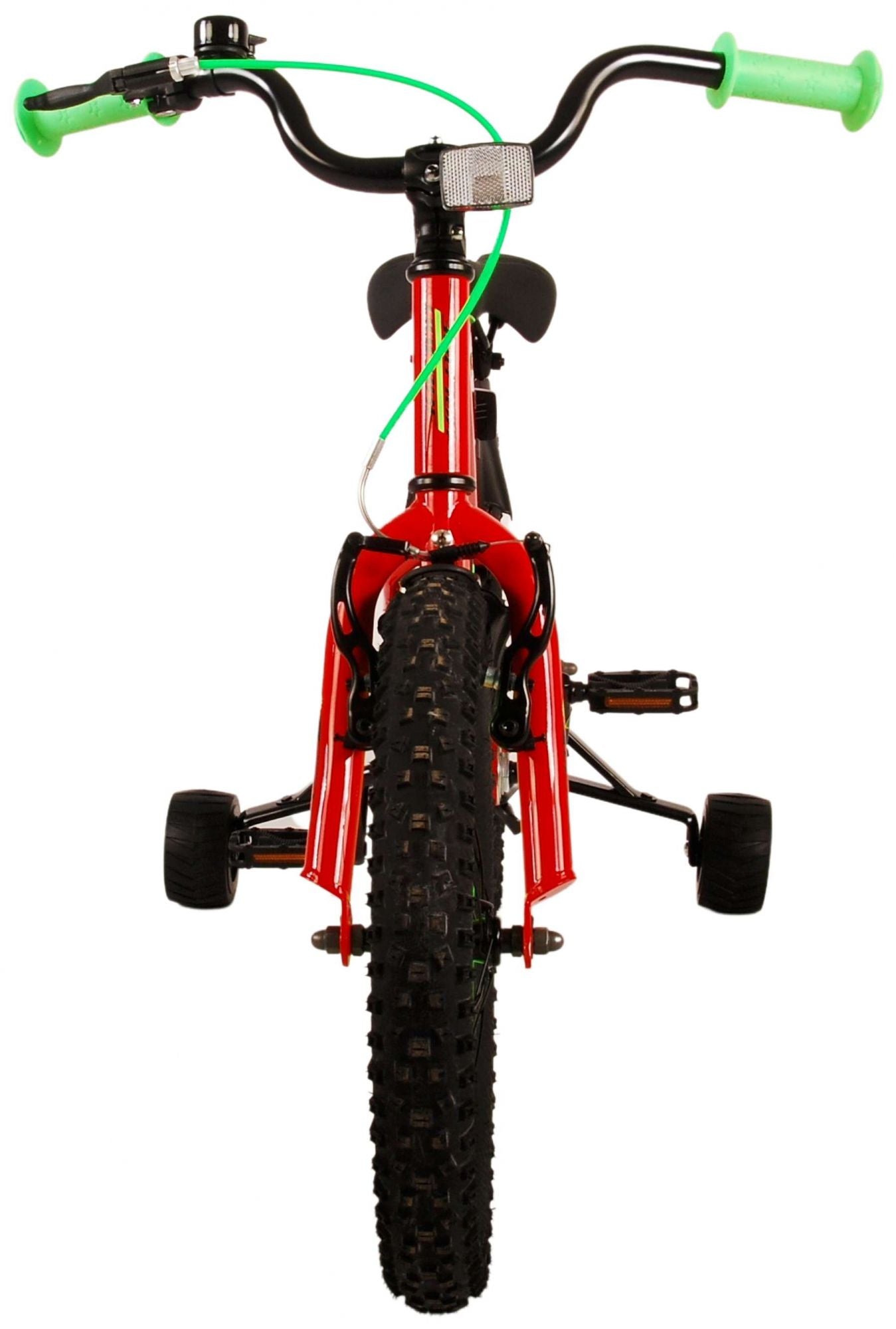 Volare Rocky Barncykel 16 tum, Röd - Lilla Cykelbutiken