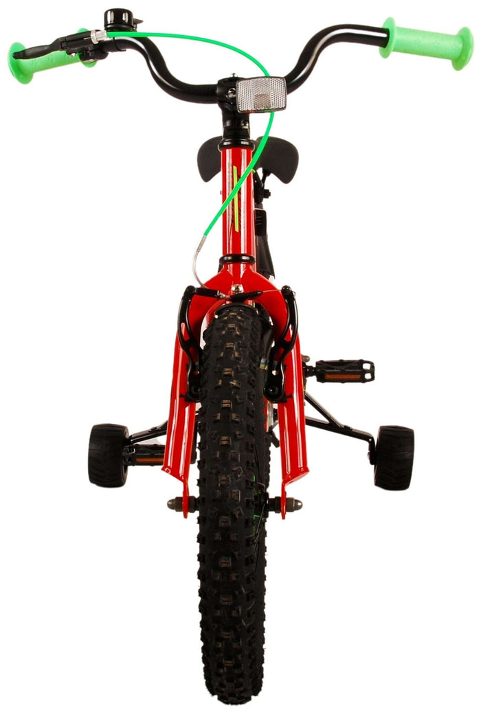 Volare Rocky Barncykel 16 tum, Röd - Lilla Cykelbutiken