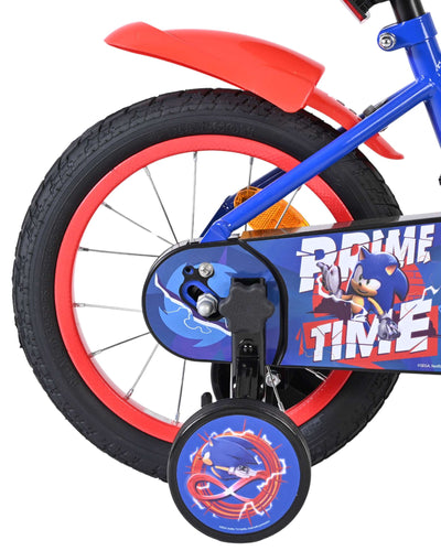 Sonic Prime Barncykel 14 tum, Röd - För barn 5-5 år