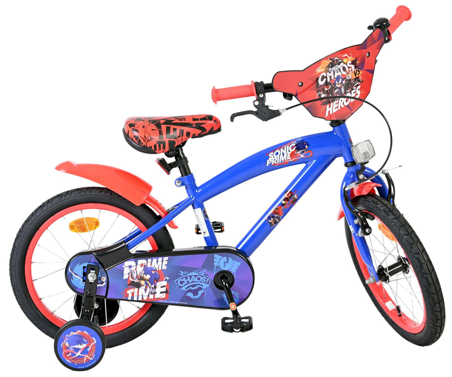 Sonic Barncykel 16 tum, Blå - För barn 4-6 år