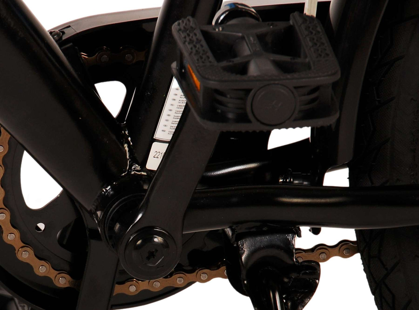 Volare Thombike Barncykel 20 tum, Svart Blå - Lilla Cykelbutiken