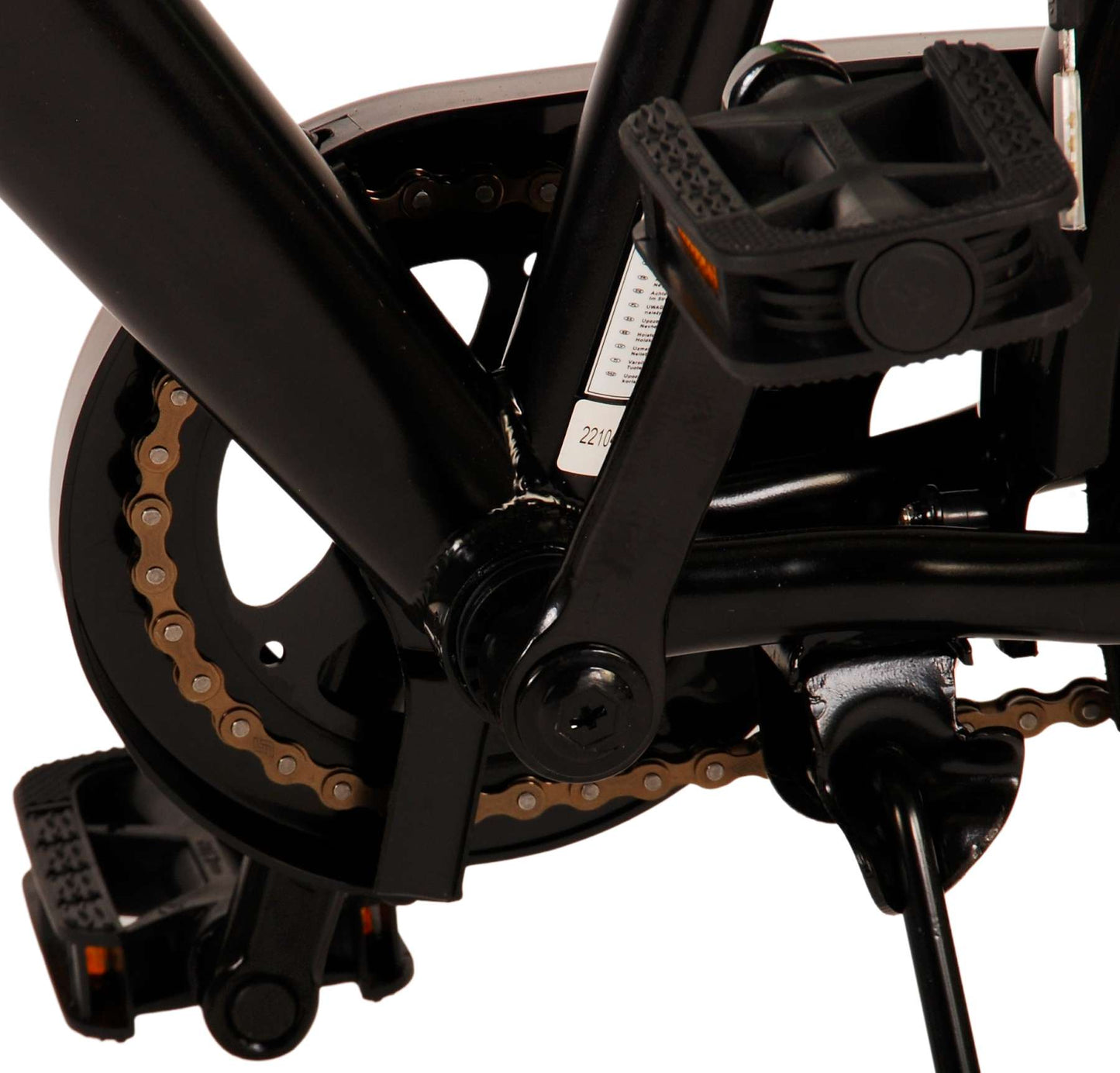 Volare Thombike Barncykel 20 tum, Svart Grön - Lilla Cykelbutiken