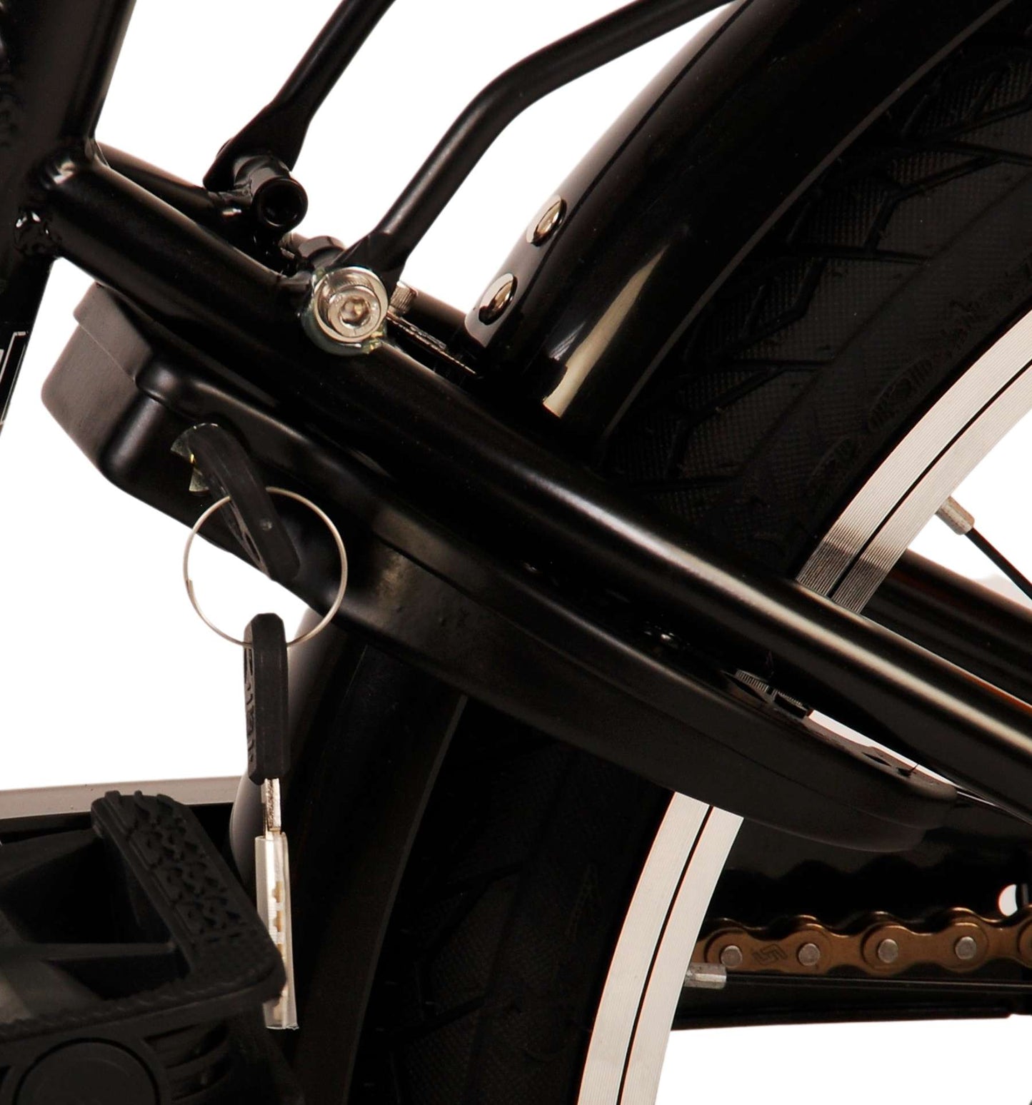 Volare Thombike Barncykel 20 tum, Svart Grön - Lilla Cykelbutiken