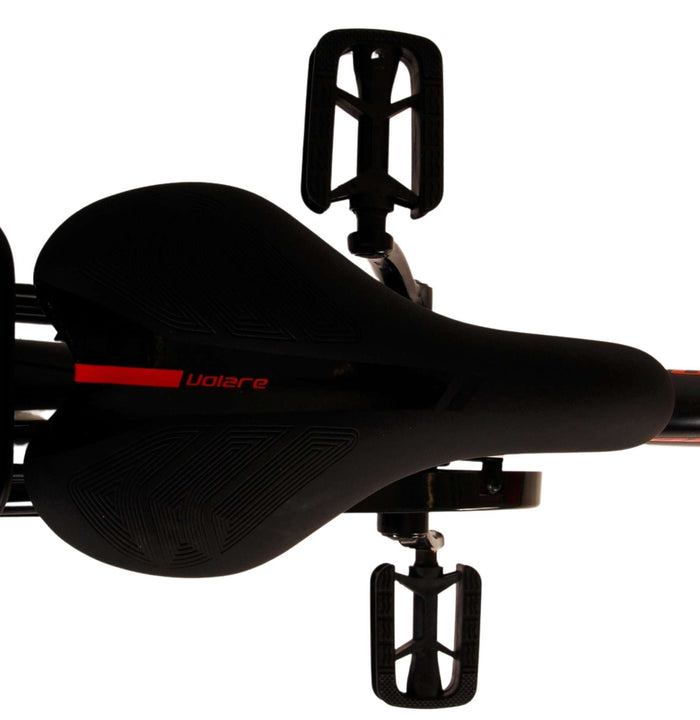 Volare Thombike Barncykel 20 tum, Svart Röd - Lilla Cykelbutiken