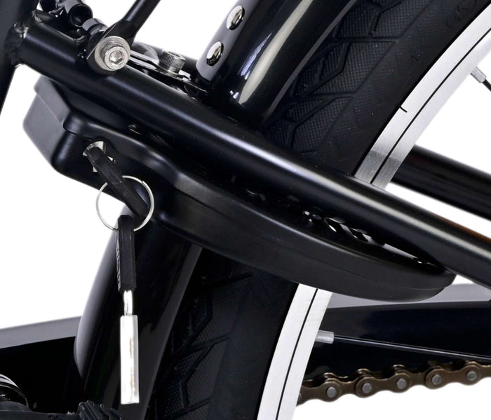 Volare Thombike Barncykel 24 tum, Grön Svart 3 Växlar - Lilla Cykelbutiken