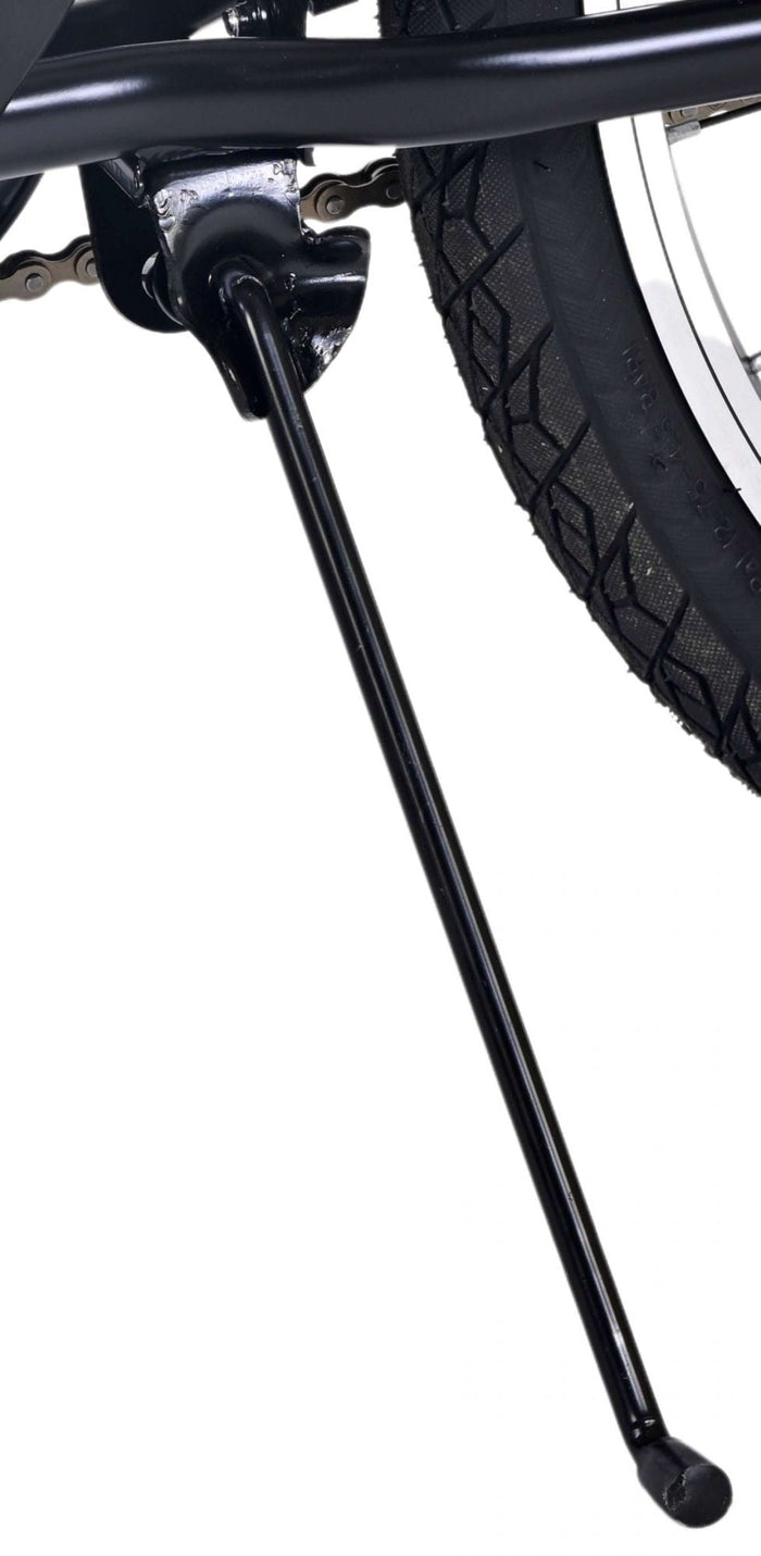 Volare Thombike Barncykel 24 tum, Svart Röd 3 Växlar - Lilla Cykelbutiken