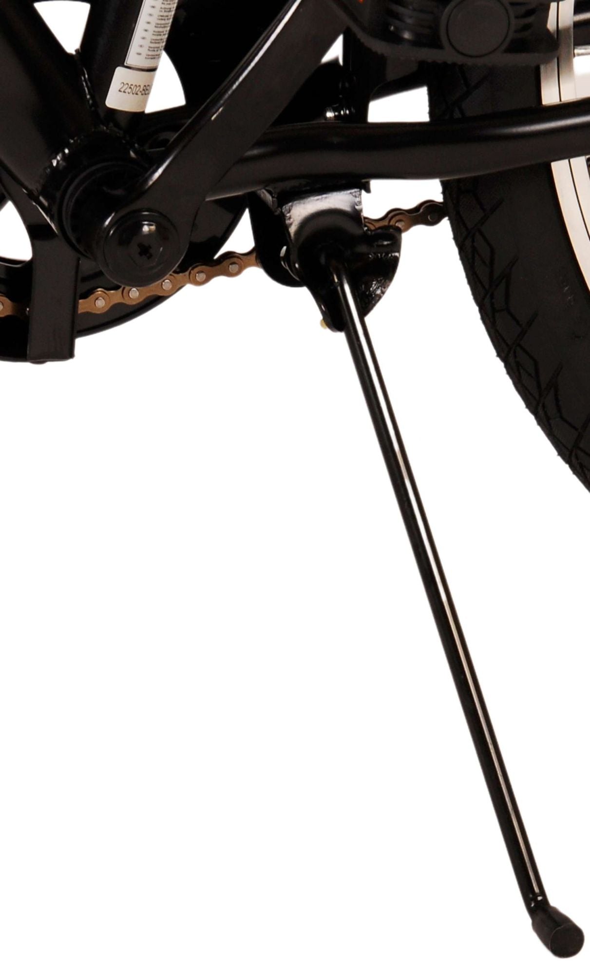 Volare Thombike Barncykel 24 tum, Svart Röd - Lilla Cykelbutiken