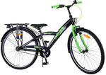 Volare Thombike Barncykel 26 tum, Svart Grön - Lilla Cykelbutiken