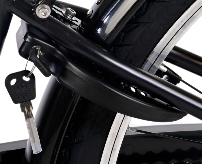 Volare Thombike Barncykel 26 tum, Svart Blå - Lilla Cykelbutiken