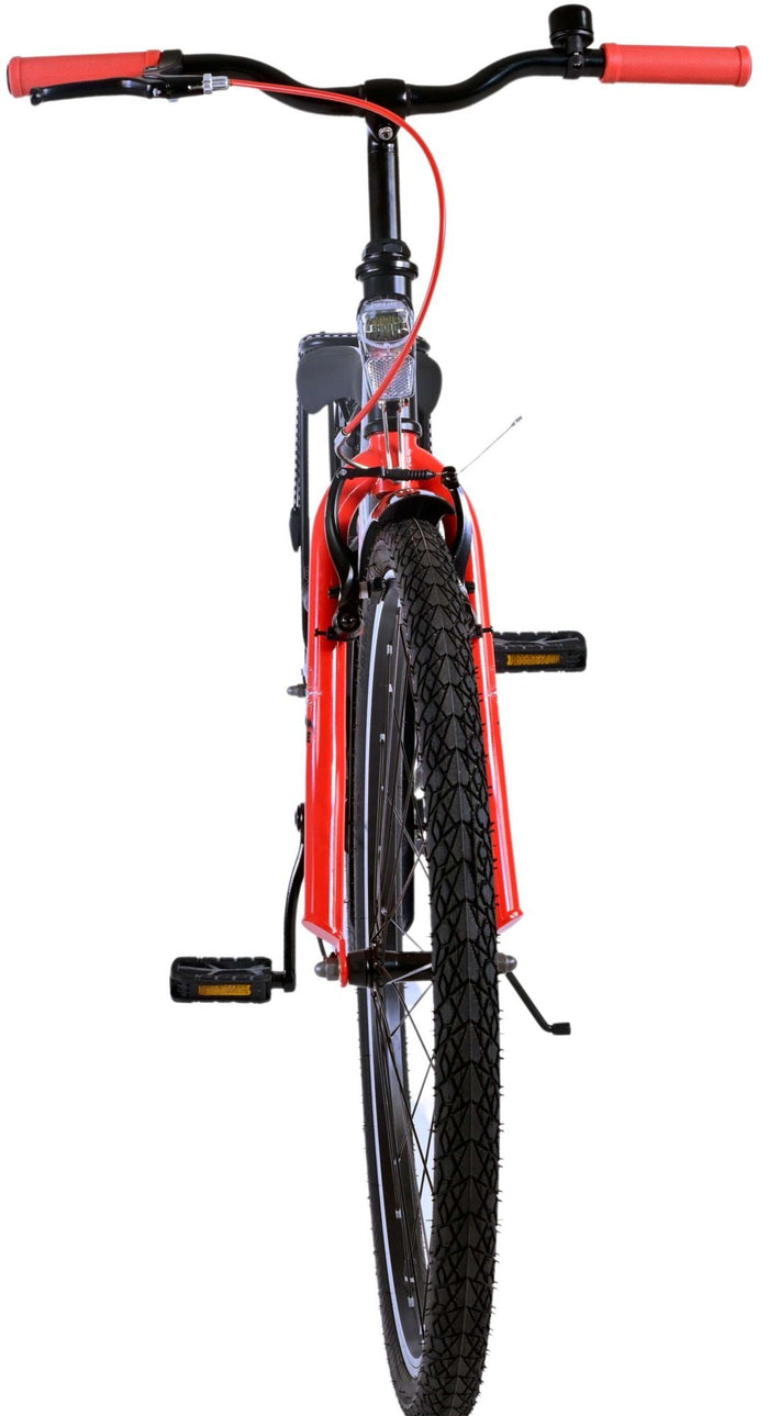 Volare Thombike Barncykel 26 tum, Svart Röd - Lilla Cykelbutiken