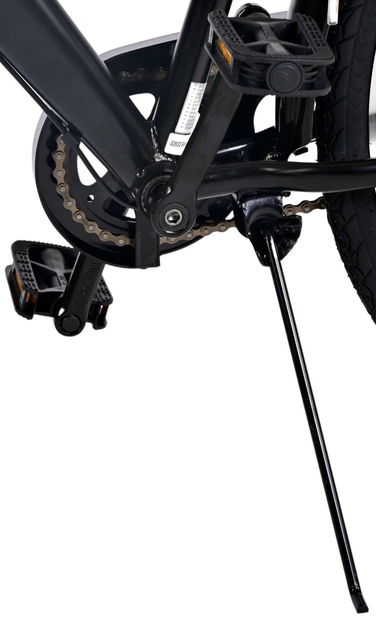 Volare Thombike Barncykel 26 tum, Svart Grön 3 Växlar - Lilla Cykelbutiken