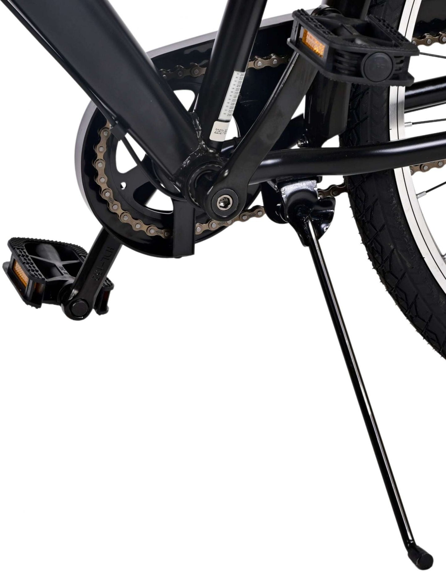 Volare Thombike Barncykel 26 tum, Svart Röd 3 Växlar - Lilla Cykelbutiken