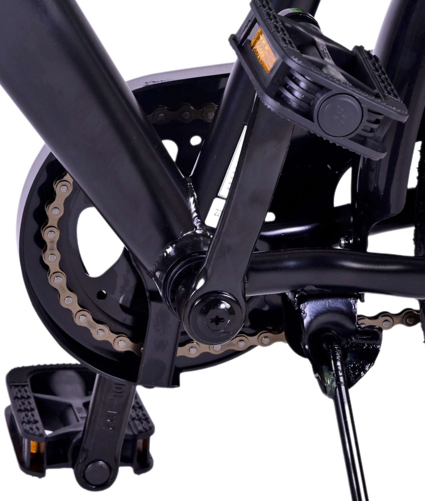 Volare Thombike Barncykel 26 tum, Svart Grön - Lilla Cykelbutiken