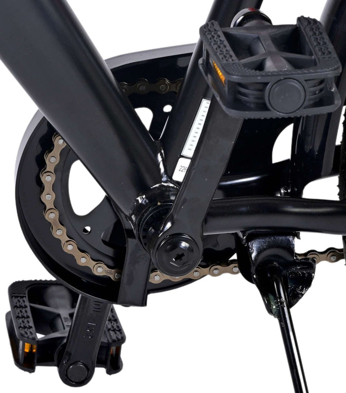 Volare Thombike Barncykel 26 tum, Svart Röd - Lilla Cykelbutiken