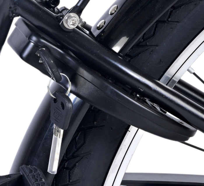 Volare Thombike Barncykel 26 tum, Svart Blå - Lilla Cykelbutiken