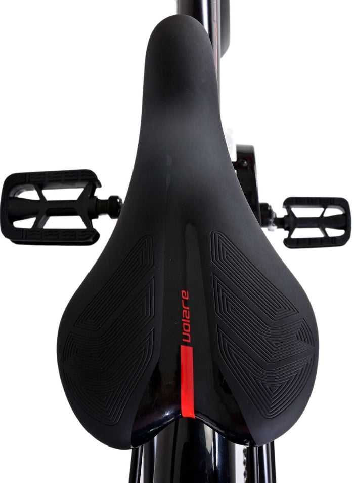 Volare Thombike Barncykel 26 tum, Svart Röd - Lilla Cykelbutiken