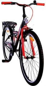 Volare Thombike Barncykel 26 tum, Svart Röd - Lilla Cykelbutiken