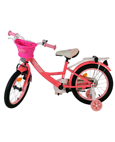 Volare Ashley 16 tum Barncykel, Rosa/Röd - För barn 4-6 år