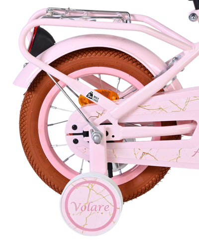 Volare Ashley Barncykel 12 tum, Rosa - För barn 3-4 år